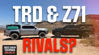 2023 Chevy Colorado and 2018 Toyota Tacoma Sunday Drive