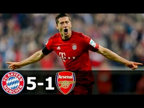BAYERN MUNCHEN VS ARSENAL - 5-1 - CHAMPIONS LEAGUE - 8-2-2017 -