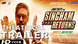 Singham Returns Official Theatrical Trailer | Ajay Devgn & Kareena Kapoor