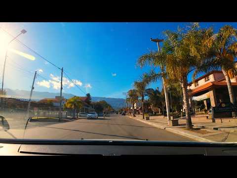 Peaceful drive from Merlo to Carpintería, Argentina | Stunning mountain and scenic landscapes