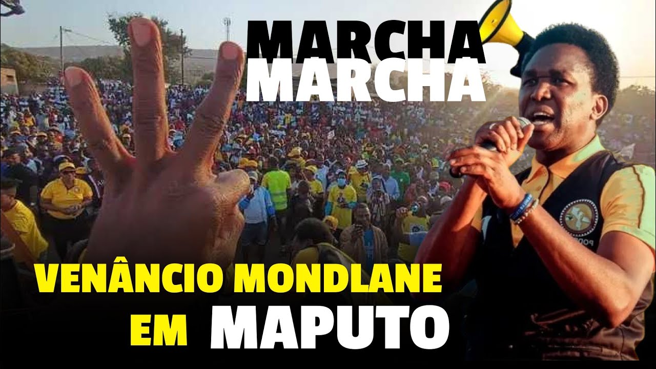 MARCHA: Venâncio Mondlane no distrito de Moamba, Província de Maputo