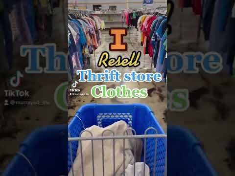 I RESELL THRIFTED CLOTHES!