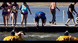 preview picture of video 'Rewrite 2014 Polar Bear Plunge Storrie Lake Las Vegas NM GoPro'