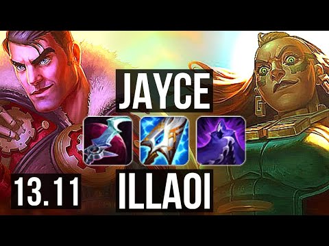 JAYCE vs ILLAOI (TOP) | 6/2/11, 500+ games | KR Master | 13.11