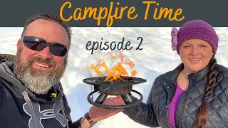 Homesteading in Alaska: HARD LESSONS "Don't eat yellow snow" 🔥Campfire Time on Flat Tire Farm ep. 2