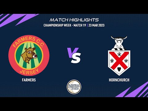 Championship Week, Match 19 - FAR vs HOR | Highlights | European Cricket League 2023 | ECL23.103