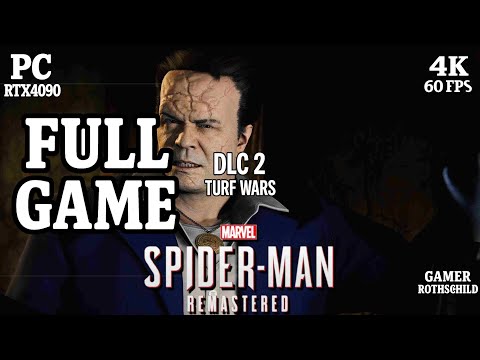 Marvel's Spider-Man Remastered DLC 2: Turf Wars | FULL GAME | 4K 60FPS