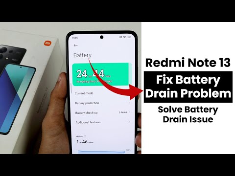 How to Fix Battery Drain Problem In Redmi Note 13 | Solve Battery Drain Issues