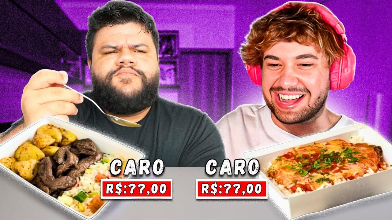 COMPREI AS MARMITAS MAIS CARAS DA CIDADE! - React Thiago Quatroque