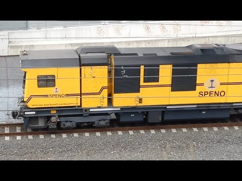 Australian Trains: Rail Grinding at North Strathfield