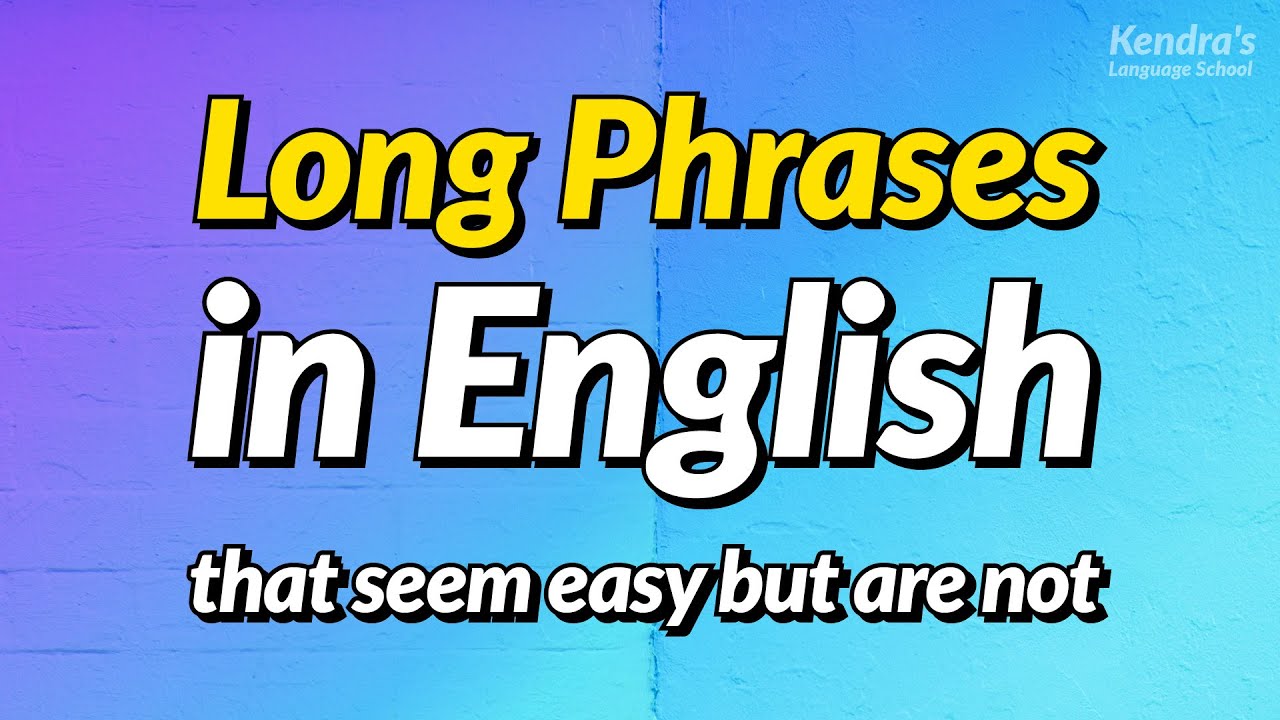 600 Long English phrases that seem easy but are not (with Spanish subtitles)