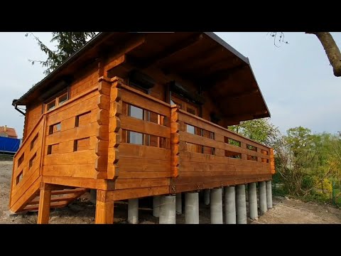 STIMEO - Domek Letniskowy 25m2 Anastazja | Bestsellerowy Domek Drewniany Wykonany nad Jeziorem