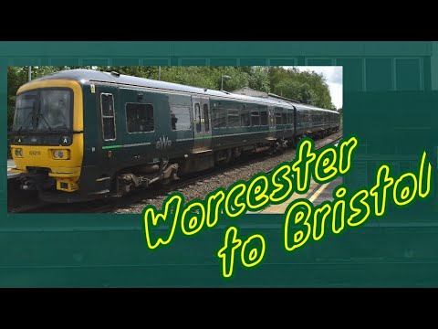 Worcester Foregate Street to Bristol Temple Meads | FULL JOURNEY | GWR 166 Turbo (via Gloucester)