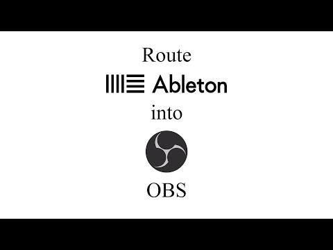 How to Route Ableton to OBS Tutorial (Not Voicemeeter) Stream / Record