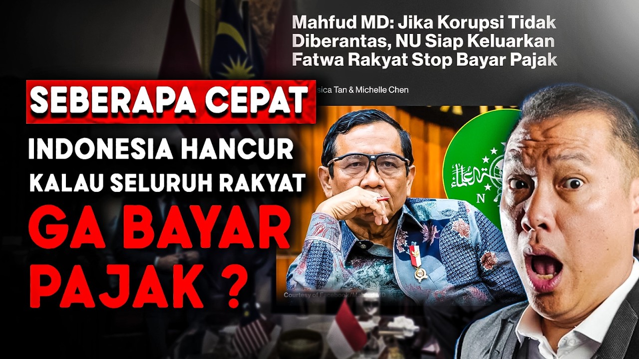Apa Yang Terjadi Jika Seluruh Rakyat Tidak Bayar Pajak?  Mahfud MD & Realitanya