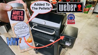 How Adding Dried Minced Onion To Your Pellets Changes Everything! / Weber Searwood Pellet Grill