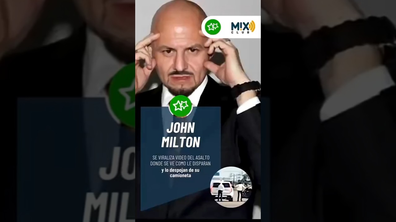 John Milton fue asaltado en carretera de Sinaloa, le dispararon a los pies y le robaron la camioneta