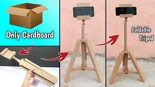 How To Make Foldable Tripod With Cardboard Make Ea
