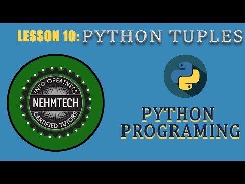 Python Programming Lesson 10 Python Tuples