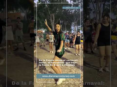 Isaías, el sanjuanino que de la agrupación Villa Paula que le pone ritmo al Carnaval de Chimbas