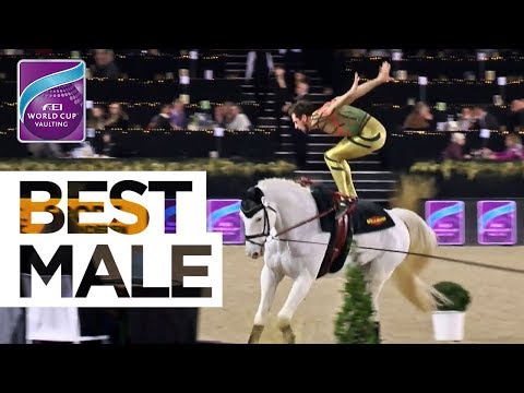 Viktor Brüsewitz leads German top 3 in Mechelen | FEI World Cup™ Vaulting