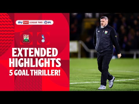 5 GOAL THRILLER! | Barnet v Oldham Athletic extended highlights
