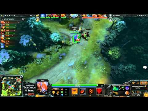 Na'Vi vs The Alliance Game 2 - StarLadder VII LAN Grand Final DOTA 2 - Tobi Wan & Bruno
