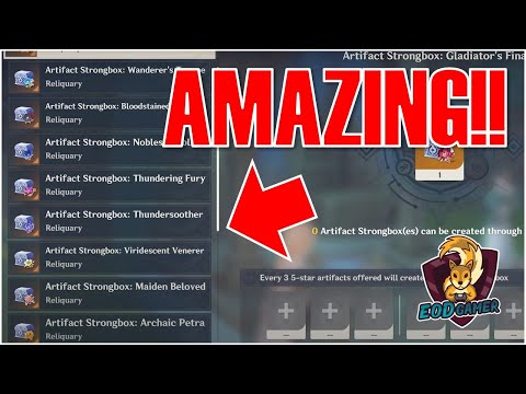 NEW 3.0 Artifact Strongbox is AMAZING - Which Artifact to Roll for? | Genshin Impact Sumeru