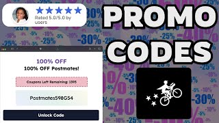 2026 Postmates Promo Code, Coupon Code & Discount Code (Active Today!) | Save $100+🔥