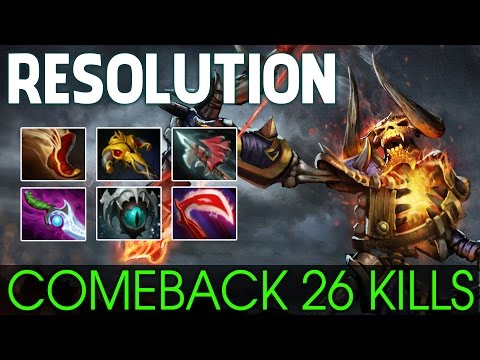 Dota 2 - Resolution Clink - Comeback with 26 Kills