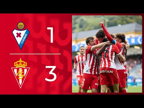 Resumen del SD Eibar-Real Sporting (1-3)