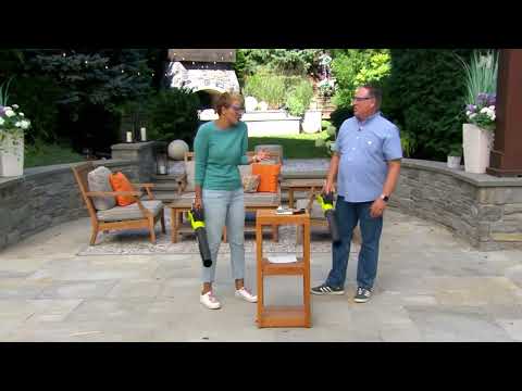Sun Joe 24V Cordless Air Turbine Jet Blower with Battery on QVC