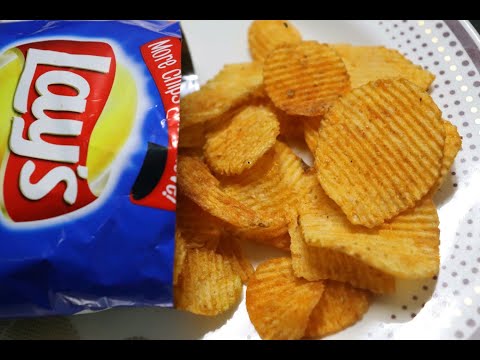 ഇനി നീല ലെയ്‌സും വീട്ടിലുണ്ടാക്കാം/Lays making malayalam/Blue colour packet lays recipe