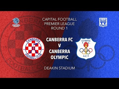 2019 Capital Football - Premier League - Round 1 - Canberra FC v Canberra Olympic