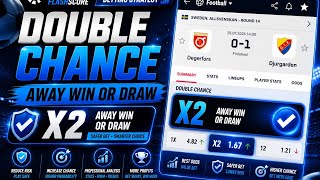 How to Predict Double Chance (1X & X2) Using Flashscore 🔥⚽