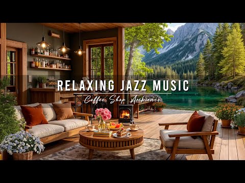 Cozy Coffee Shop Ambience & Relaxing Jazz Instrumental Music ☕ Smooth Piano Jazz Music for Studying