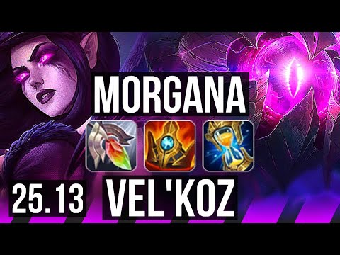MORGANA & Varus vs VEL'KOZ & Brand (SUP) | 5k comeback | EUW Master | 25.13