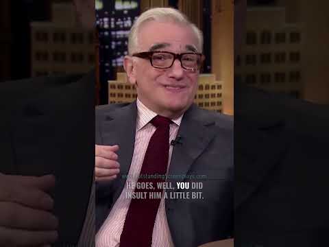 Martin Scorsese only does ONE IMPRESSION of Robert De Niro