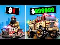 $1 to $1,000,000 Fire Truck in GTA 5