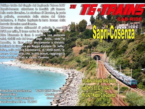 1/4 RV 2427 Sapri-Cosenza  Cab-Ride pilota npBDH 50 83 82-39 664-8 FS
