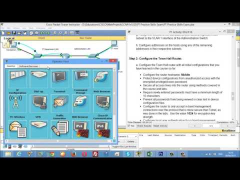 CCNA 1 PT Practice Skills Exam Type A