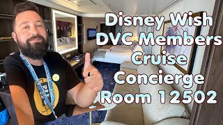 Disney Wish DVC Members Cruise - Concierge room 12502 #dvccruise #disneywish #disneycruiseline