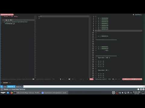 bitwise em javascript (básico)