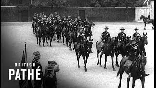 Legion of Frontiersmen receive new Colour from Sir P. Wilkinson (1931)