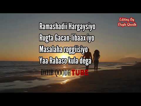 heesti rasmi meelaan u lahay hadii reerka lagufuro kama raysto oonkee