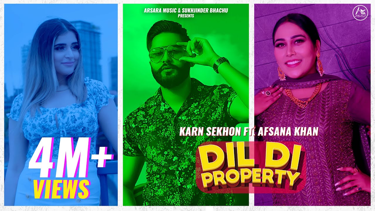 Dil Di Property Lyrics| Karn Sekhon |  Afsana Khan |  Arsara Music | New Punjabi Songs 2020