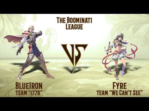 BlueIron (Raphael) VS Fyre (Talim) - The Boominati League (05.06.2020)