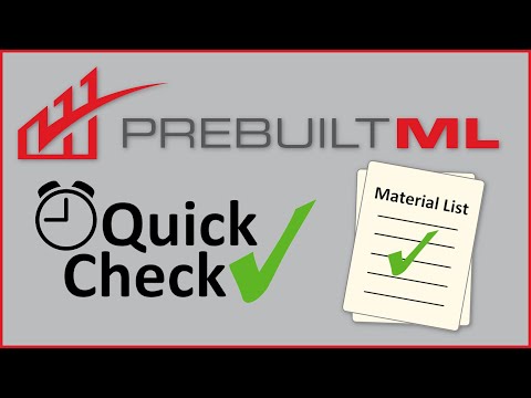 Quick Check By Prebuiltml