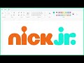 How To Draw The Nick Jr Logo Using MS Paint Draw Using Mouse