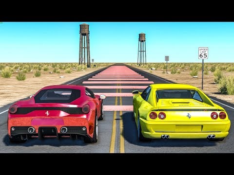 100+ SPEEDBUMPS AT MAX SPEED #19 - BeamNG Drive Crashes | CRASHdriven